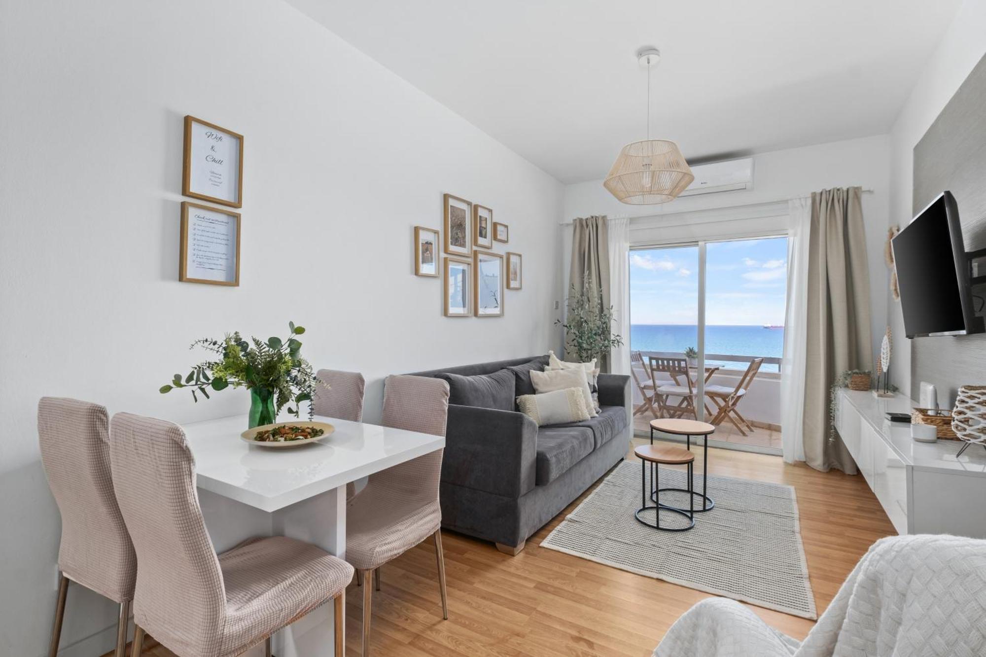 Lazuli Sea View Beachfront- Ap 61 Larnaca Ngoại thất bức ảnh